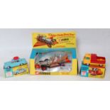 Three various boxed Corgi Toys die cast models to include No. 266 Chitty Chitty Bang Bang (window