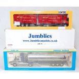 Three various boxed mixed scale road transport diecasts to include a Tematoys HJ Van Bentum, NH