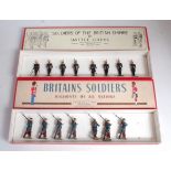 Two replica boxed Britains military sets to include set No. 2071 Royal Marines presenting arms