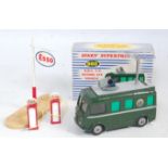 A Dinky Toys boxed No. 968 BBC TV Roving Eye vehicle comprising of green body with cameraman and