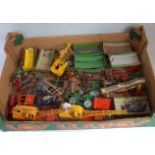 One tray containing a large quantity of mixed lead hollow cast and diecast farming and commercial