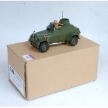 A CJB Military Models 1:32 scale white metal and resin hand crafted model of a 1940 Humber light