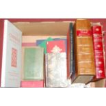 A box of assorted books to include bindings, Wars of the French Revolution etc