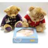 Two Harrods bears years 2000 and 2007, together with a boxed Steiff collection notebook (3)