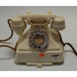 A cream bakelite GPO telephone