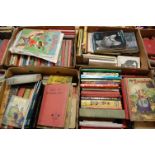 Four boxes of principally mid century childrens' volumes