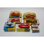 A collection of assorted boxed diecast toy vehicles to include Dinky Toys 290 SNR6 Hovercraft, Corgi