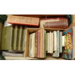 A box of assorted volumes to include childrens' interest, Spons' Household Manual etc