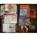 Two boxes of assorted volumes to include various Harry Potter editions