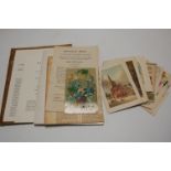 A box of assorted 19th century and later engravings mainly being bookplates etc.