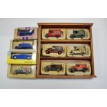 Three boxes of boxed and loose modern issue diecast toy vehicles, to include Days Gone and Models of