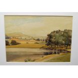 Renee Hetherington - Talkin Tarn, Cumbria, watercolour, signed lower right