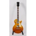 A Stretton Payne Les Paul style electric guitar,