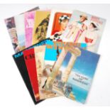 A collection of ten Official Souvenir programs to include