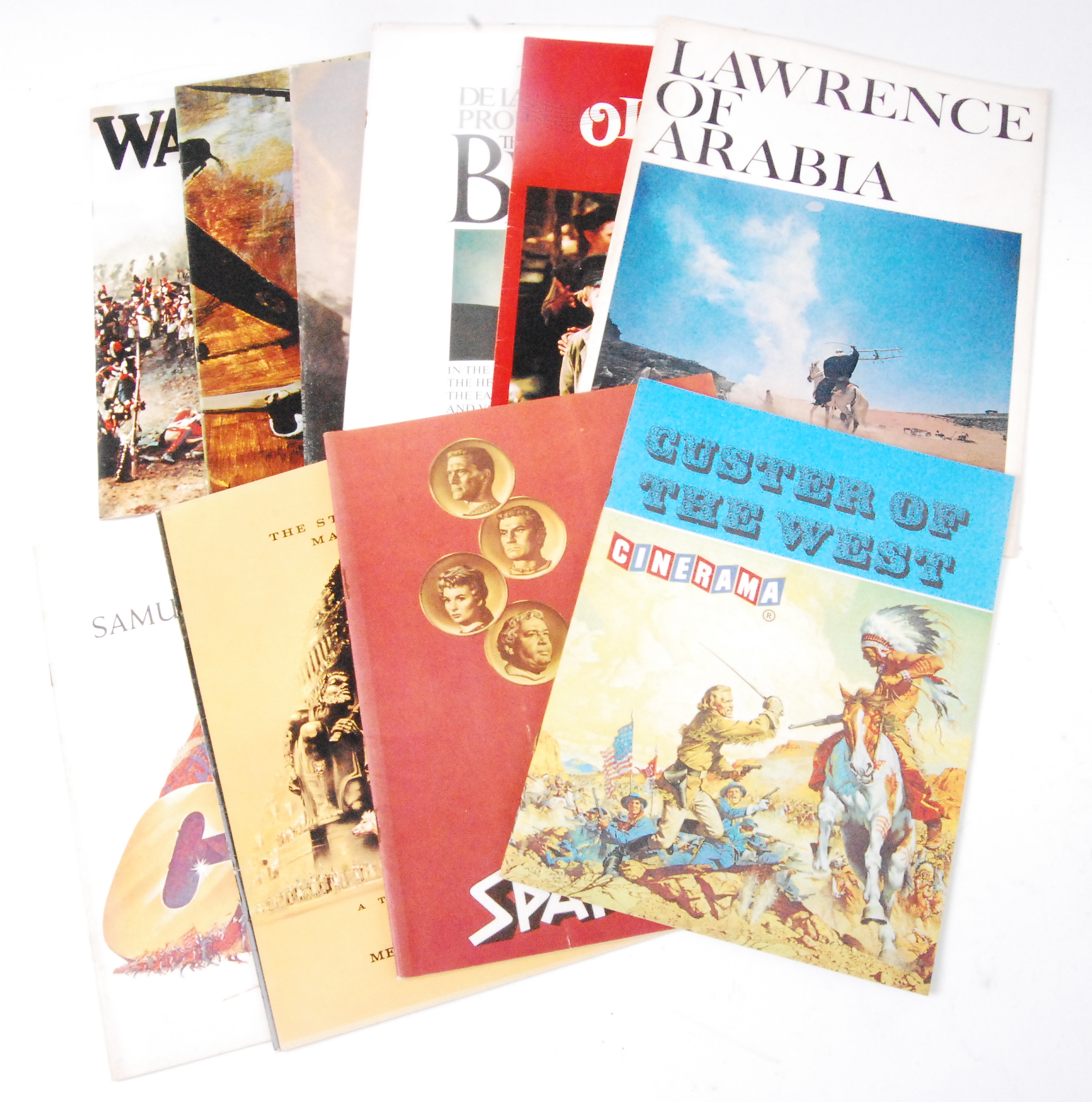 A collection of ten Official Souvenir programs to include