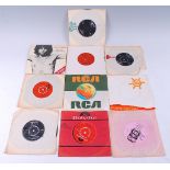 A collection of ten 7" vinyl records to include