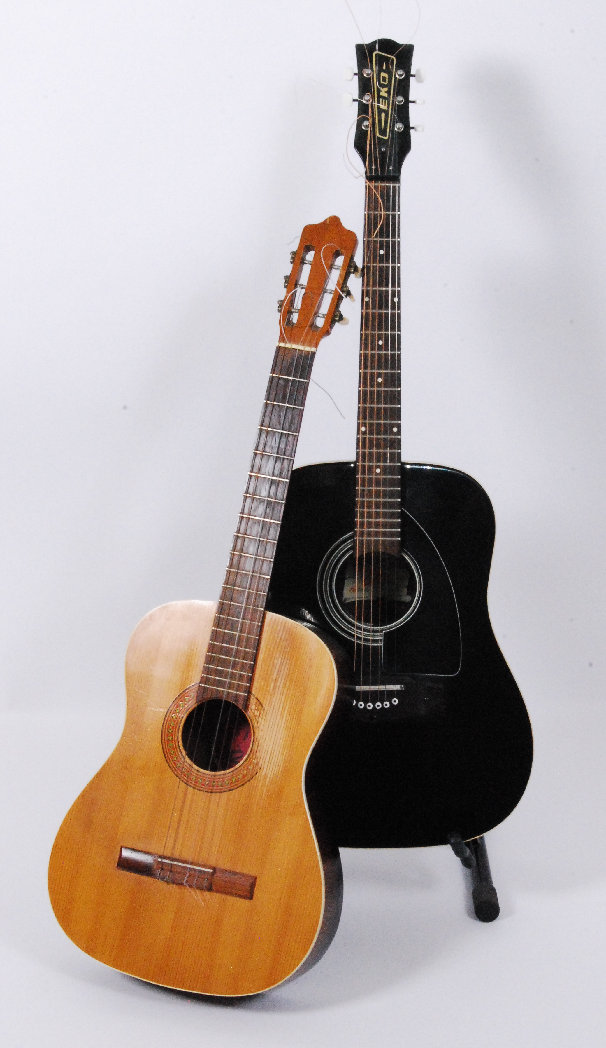 An Eko acoustic guitar