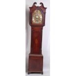 John Briant of Hertford - an early 19th century mahogany longcase clock, having a broken swan neck