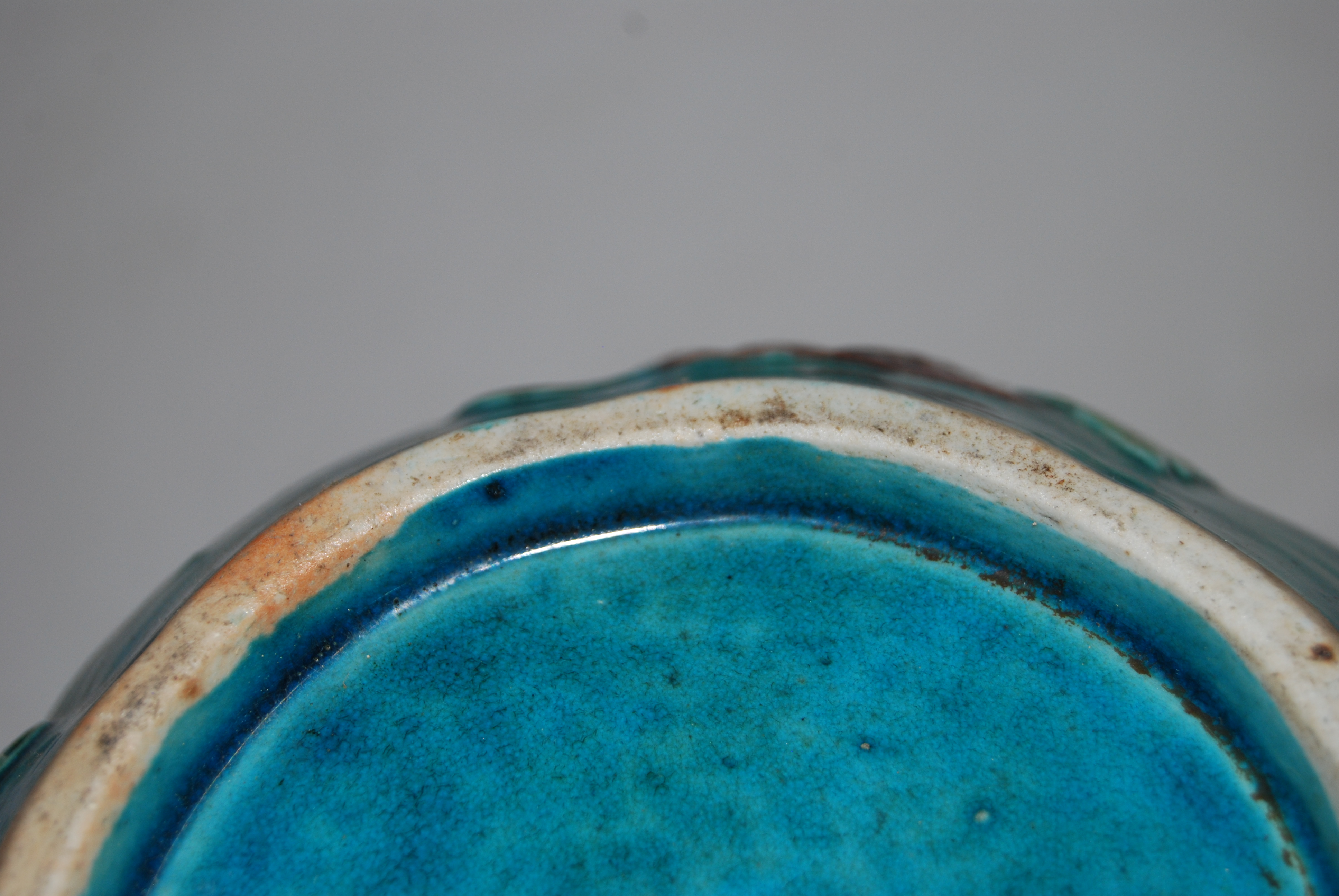 A 19th century Chinese ginger jar and cover, the turquoise ground applied with trailing flowers, - Image 18 of 19