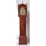 James Smith of (Kings) Lynn - an early 19th century mahogany longcase clock, having a 12" arched