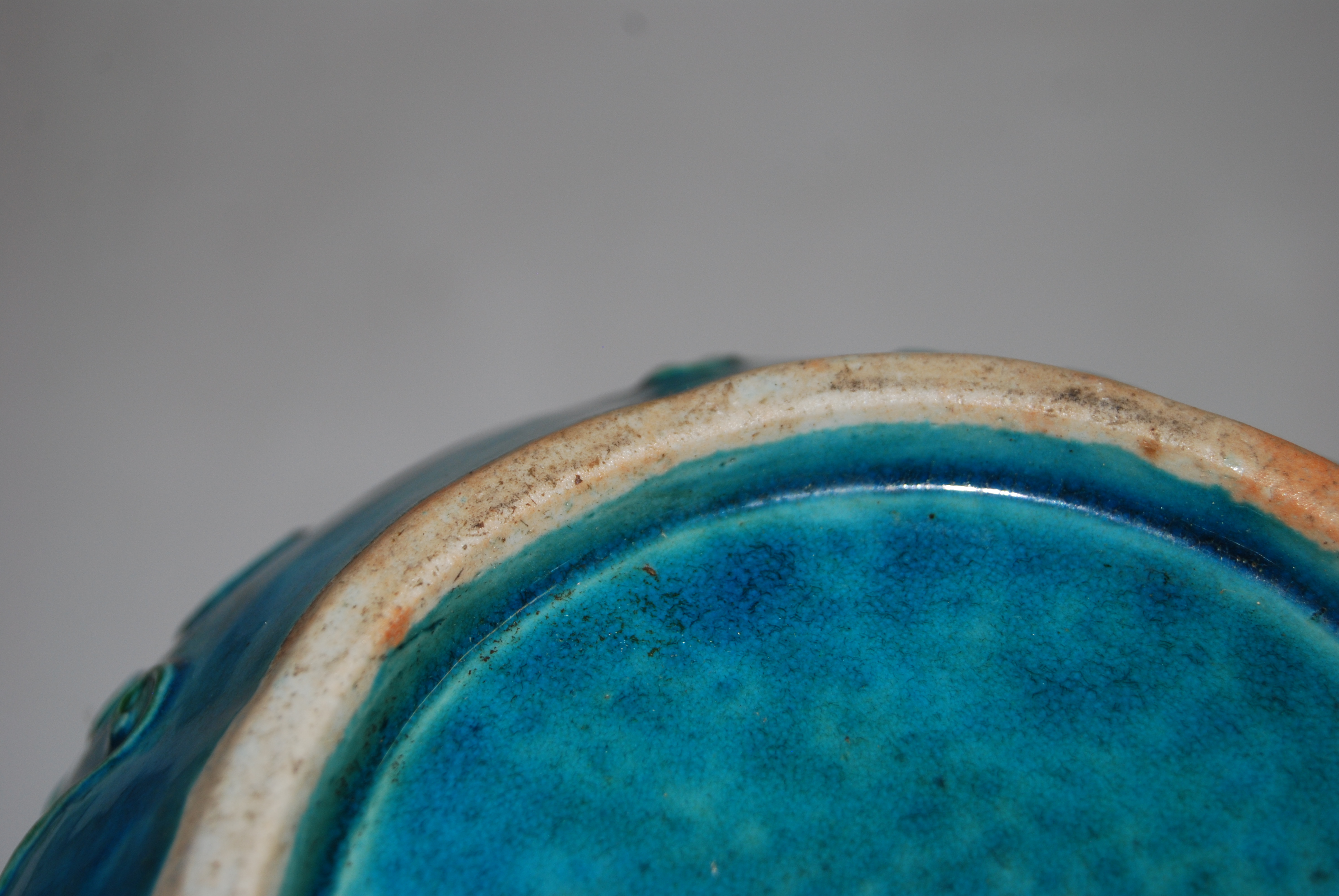 A 19th century Chinese ginger jar and cover, the turquoise ground applied with trailing flowers, - Image 17 of 19