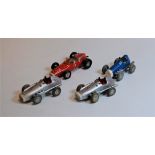 Four various loose Schuco micro racers to include No. 1040/1 micro racer Ferrari, No. 1043x2, and