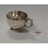 An early 20th century silver christening mug, by Deakin & Francis, Brimingham 1930, h.7cm