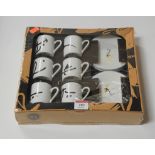 After Miro - a boxed six place setting coffee set