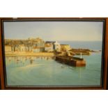 Bill Hadley - St Ives, Cornwall, oil on canvas, signed lower left, 50x75cm