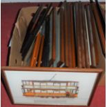 A large quantity of reproduction prints of buses and trams etc