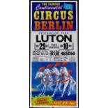 Circus posters, 1980-90’s including Paulo’s. Berlin, Russia, Gilbert and Paulo's (4)