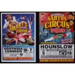 Modern circus posters – Smart’s, Zyair, Santus, Hippodrome, Vegas, Moscow State, Zippo's, Cottle and