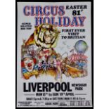 Circus Holiday posters, 1980’s (3)