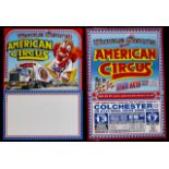 Uncle Sam’s American Circus posters, size A3 (7)