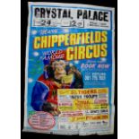 Large Mary Chipperfield’s circus poster, 1990’s, rare (1)