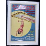 American linen backed circus poster for Barnes Flotto/Sells, 1920’s (1)