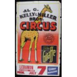 Large Kelly Miller Bros Circus poster (1)