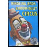 Ringling Bros Barnum and Bailey Circus poster on board (1)