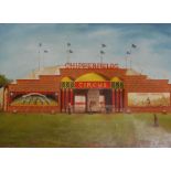 Thong Sen, (20th century), Chipperfield's Circus, signed lower right, oil on canvas, 43 x 59cm,