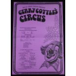 Gerry Cottle’s circus posters, 1970’s (3)