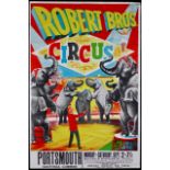 Robert Brothers Circus poster, 1968 (1)