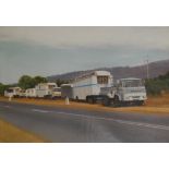 Thong Sen, (20th century), Chipperfield's Circus South African Tour 1966, signed lower right, oil on