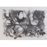 Robert W Batchelor - White rose, serigraph, signed, titled and numbered 2/12 in pencil to the