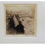 Martin Hardie (1875-1952)- The Ropeworks at Spittal Bridge, etching, signed in pencil to the margin,