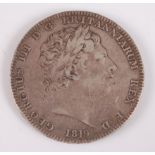 Great Britain, 1819 crown, George III laureate bust with date below, rev; St George and Dragon. (1)