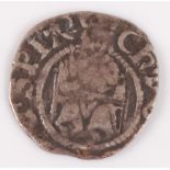 England, Henry VIII (1509-1547) silver penny, Durham mint, obv; crowned seated portrait of king,