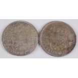 Mexico/New Kingdom of Spain, 1735 8 reales MO MF, obv; crowned Spanish coat of arms, rev: crowned