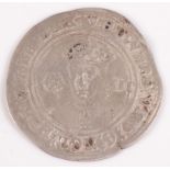 England, Edward VI (1547-1553) shilling, third period (1551-1553), obv; bust of king with rose