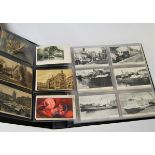 An album of early 20th century and later postcards mainly being English topographical and