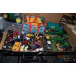 A large quantity of modern release diecast and plastic vehicles and accessories, to include Tonka,